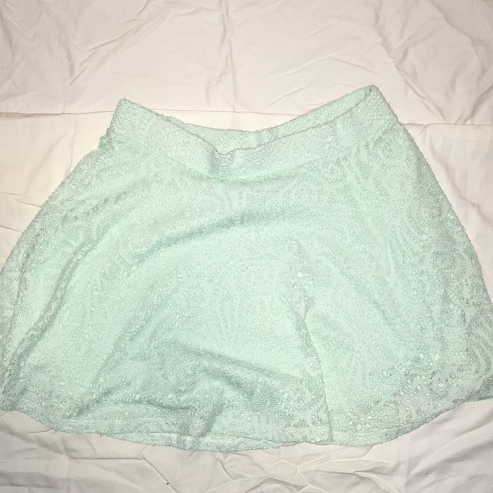 Mint skater skirt